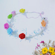 LED Flower Crown Headband – Multicolor Light-Up (1 Pc), Hair accessories