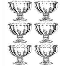 Glass Ice Cream Bowls Glass Dessert Cups for Sundae (6 pcs / 120ml)